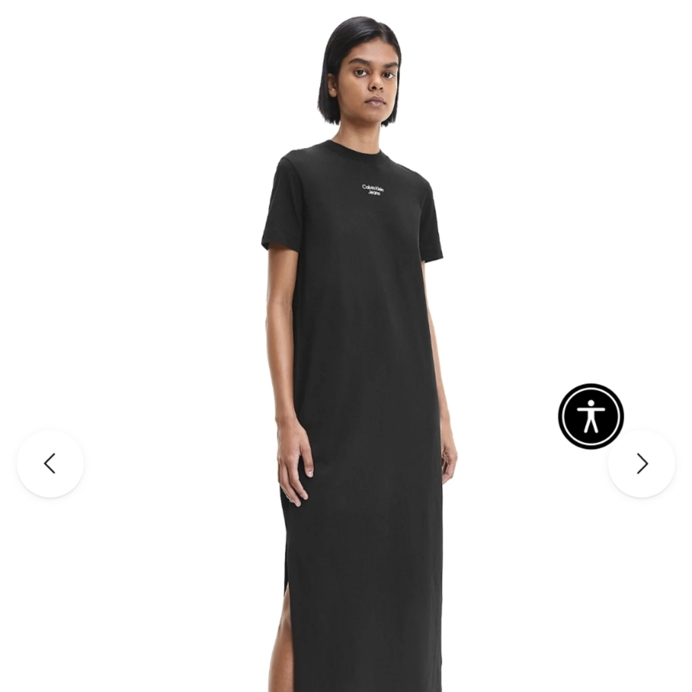 Calvin Klein Classic Black Maxi Dress